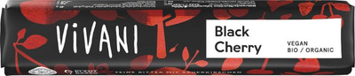 Produktfoto zu Schokolriegel Black Cherry 35g Vivani