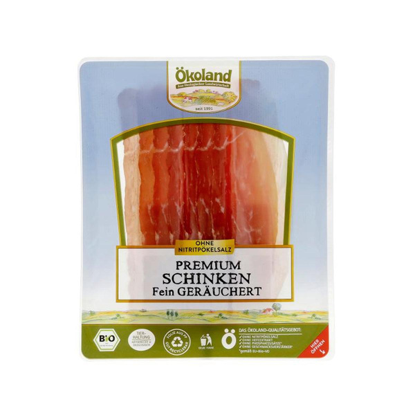 Produktfoto zu Schinken geräuchert 80g Ökoland