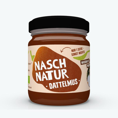 Produktfoto zu Dattelmus 200g Nasch Natur