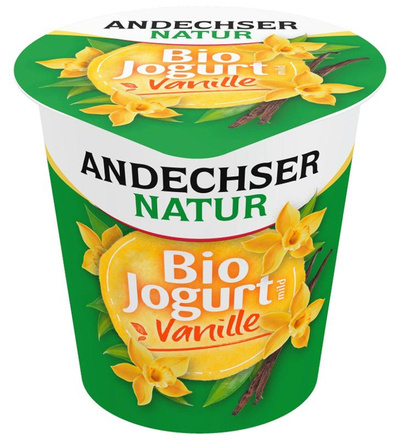 Produktfoto zu VPE Joghurt mild Vanille 3,8% 10x150g Andechser Natur