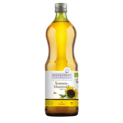 Produktfoto zu Sonnenblumenöl nativ 1l Bio Planete
