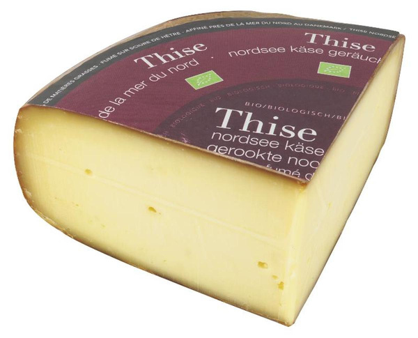 Produktfoto zu Nordseekäse geräuchert 48% Thise Mejeri