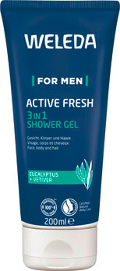 Produktfoto zu Men Aktiv Duschgel 200 ml  Weleda