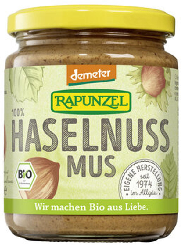 Produktfoto zu VPE Haselnussmus 6x250g Rapunzel