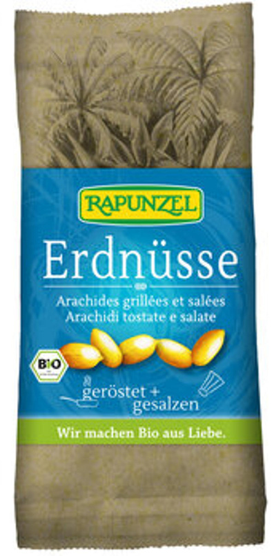 Produktfoto zu Erdnüsse geröstet & gesalzen 75g Rapunzel