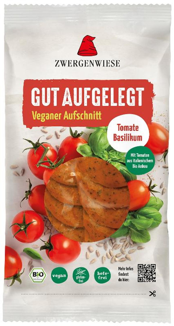 Produktfoto zu Gut Aufgelegt Tomate Basilikum 100g Zwergenwiese