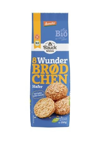 Produktfoto zu Wunderbrødchen Hafer 350g Bauckhof