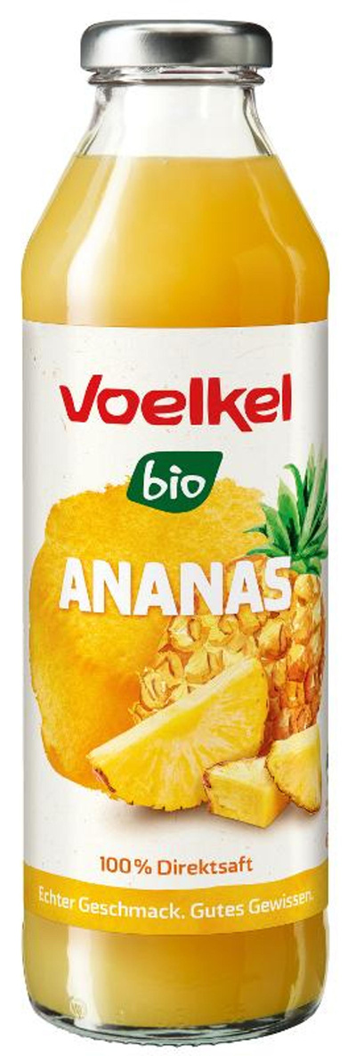 Produktfoto zu Ananassaft 0,5 l Voelkel