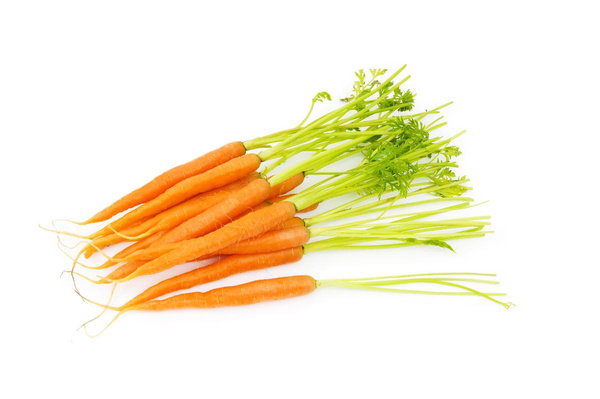 Produktfoto zu Snackmöhren, kleine, schmale Möhren zum Naschen