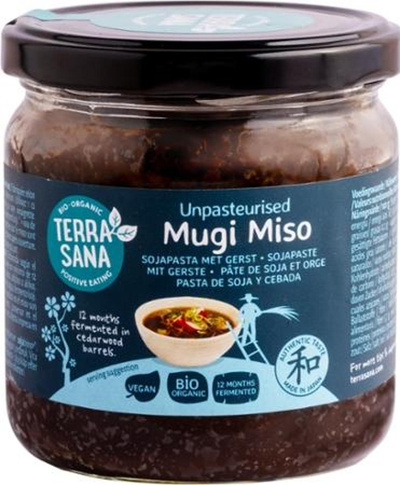 Produktfoto zu Mugi Miso nicht pasteurisiert 350g Terrasana