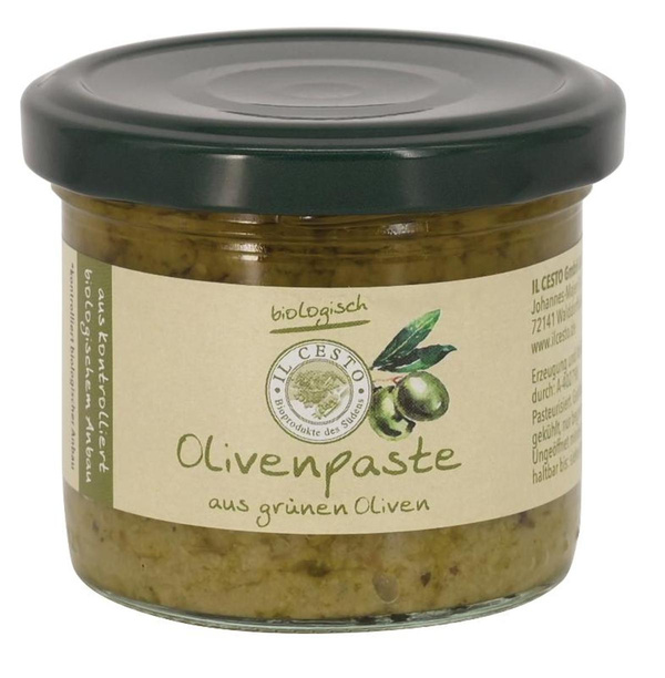 Produktfoto zu Olivenpaste grün 100g Il Cesto
