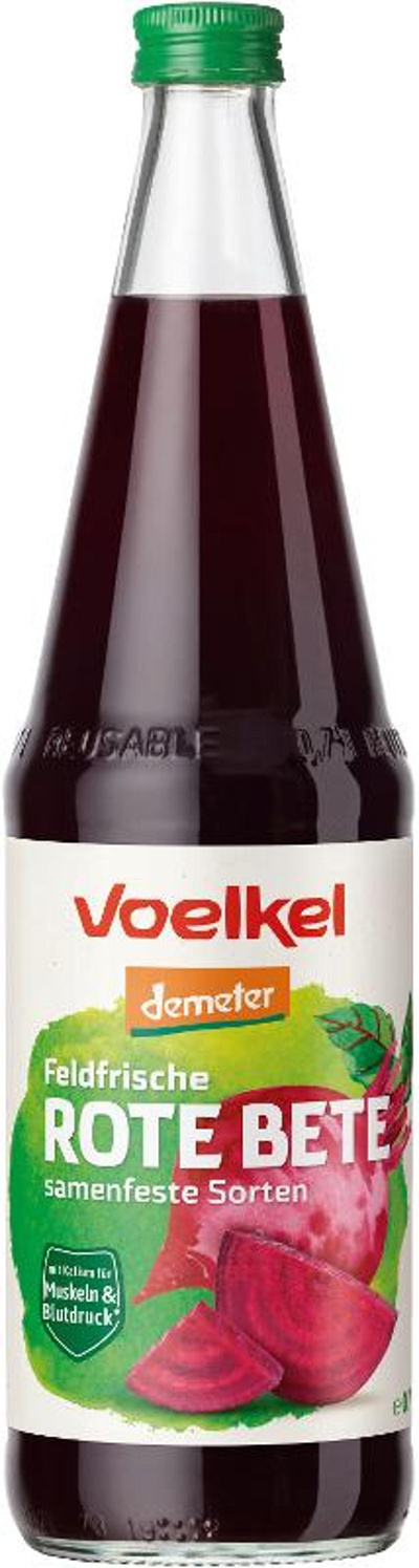 Produktfoto zu Rote-Bete-Saft 0,7 l Voelkel