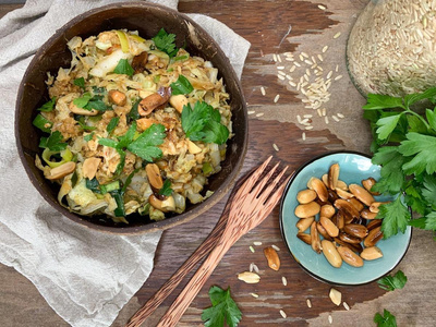 Produktfoto zu Rezept der Woche "Asiareis gebraten"
