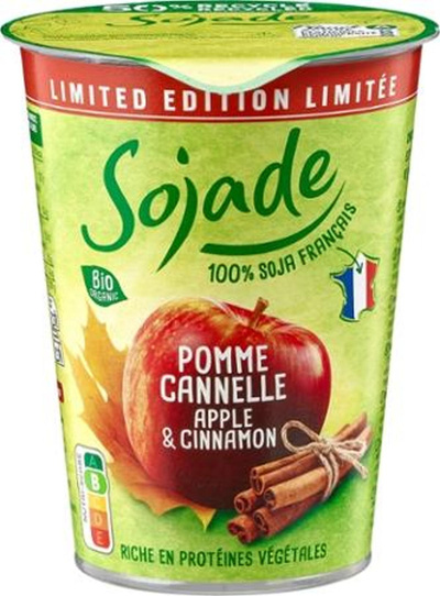 Produktfoto zu Apfel - Zimt Joghurtalternative 400g Sojade