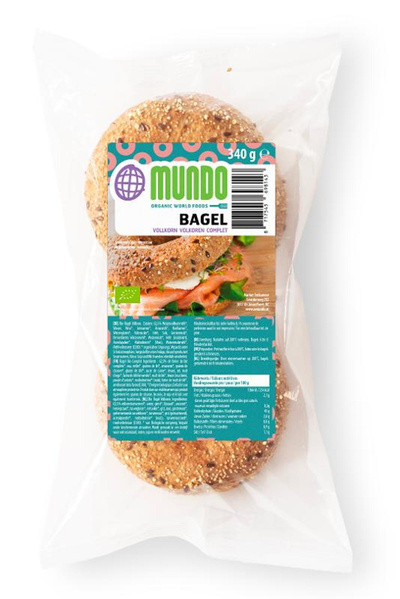 Produktfoto zu Bagel Vollkorn 4 Stück 340g O Mundo