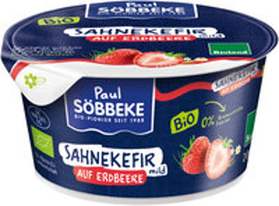 Produktfoto zu VPE Sahnekefir auf Erdbeere 6x150g Söbbeke