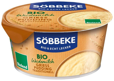 Produktfoto zu Grießpudding traditionell 150g Söbbeke
