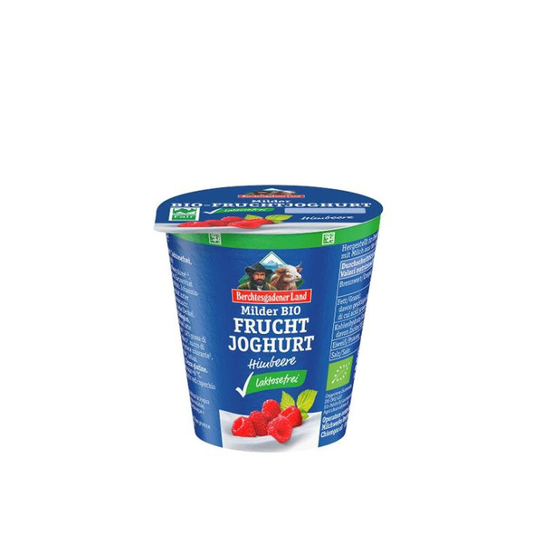 Produktfoto zu Joghurt Himbeere laktosefrei 150g Berchtesgadener Land