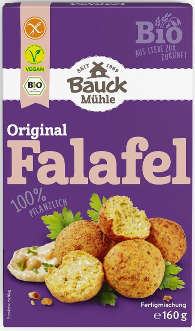 Produktfoto zu VPE Falafel 6x160g glutenfrei Bauckhof