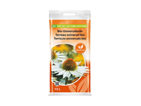 Produktfoto zu Bio-Universalerde torffrei 15 Liter Ökohum