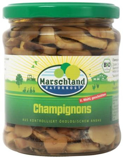 Produktfoto zu Champignons geschnitten 170g (Abtropfgewicht) Marschland