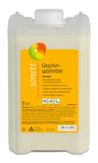 Produktfoto zu Geschirrspülmittel Calendula 5 Liter Sonett