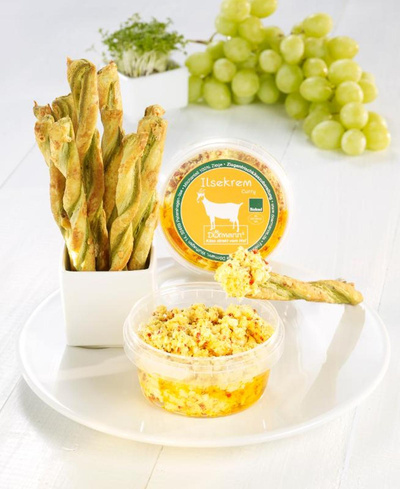 Produktfoto zu Ilsekrem  Ziegenfrischkäse Curry 150g Dörmanns