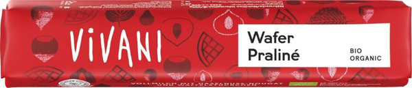 Produktfoto zu Wafer Praline Riegel 40g Vivani