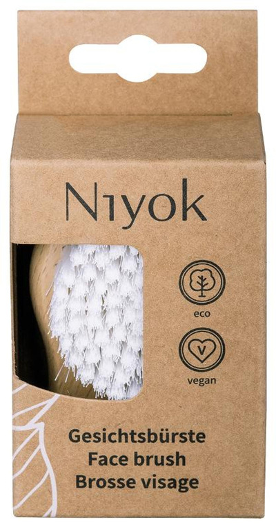 Produktfoto zu Gesichtsbürste weich Niyok Natural Cosmetics