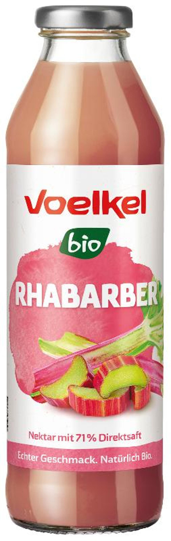 Produktfoto zu Rhabarber Nektar 0,5 l Voelkel