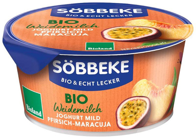 Produktfoto zu VPE Joghurt Pur Pfirsich Maracuja 6x150g Söbbeke
