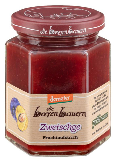 Produktfoto zu Zwetschge Fruchtaufstrich 200g die beerenbauern