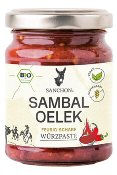 Produktfoto zu Würzsauce Sambal Oelek 125g Sanchon