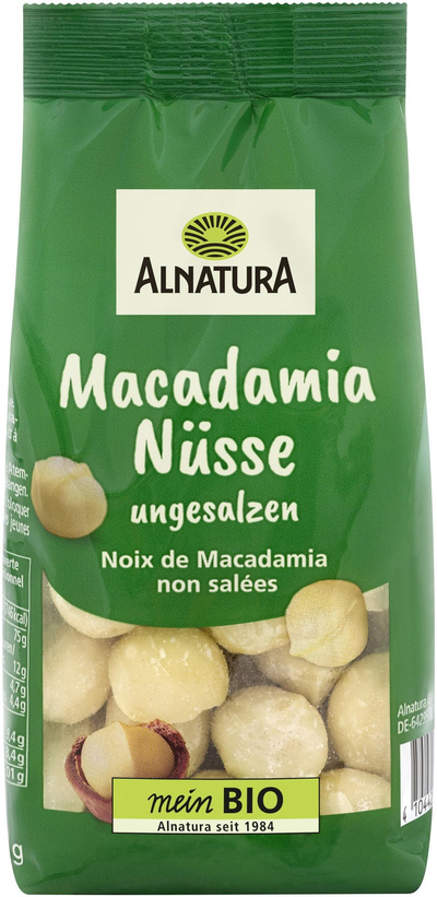 Produktfoto zu Macadamianüsse 100g Alnatura