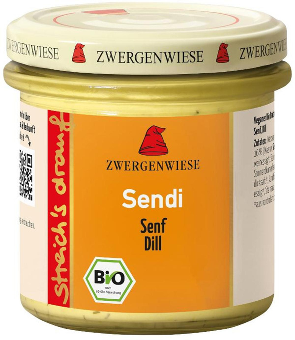 Produktfoto zu Brotaufstrich streich's drauf "Sendi" 135g Zwergenwiese