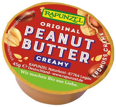 Produktfoto zu Peanutbutter creamy 45g Rapunzel