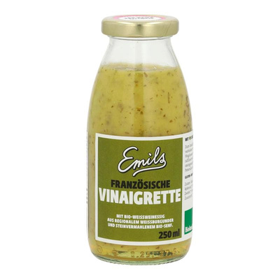 Produktfoto zu Französische Vinaigrette 250ml Emils Biomanufaktur