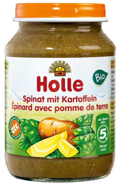 Produktfoto zu VPE Babykost Spinat mit Kartoffeln 6x190g Holle
