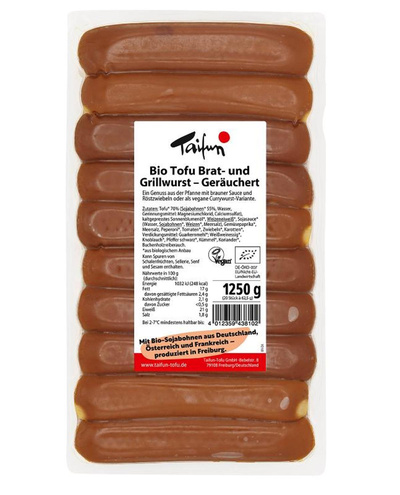 Produktfoto zu Tofu Brat- und Grillwurst 1200g Taifun