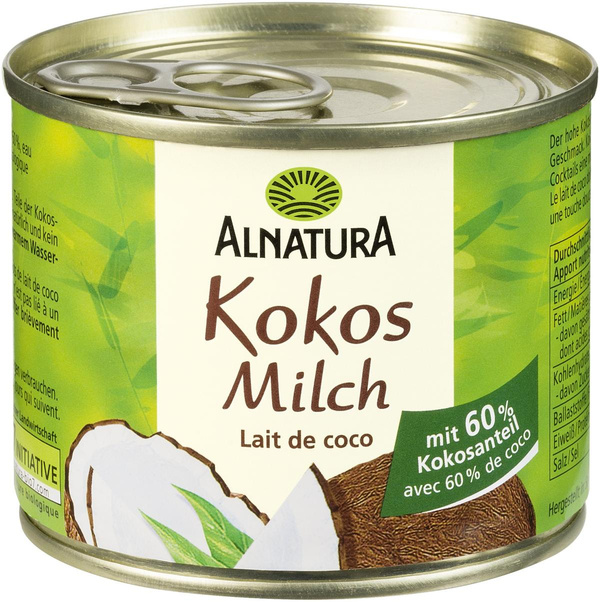Produktfoto zu Kokosmilch 200 ml Alnatura