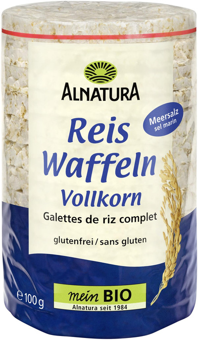 Produktfoto zu Reiswaffeln mit Salz 100g Alnatura