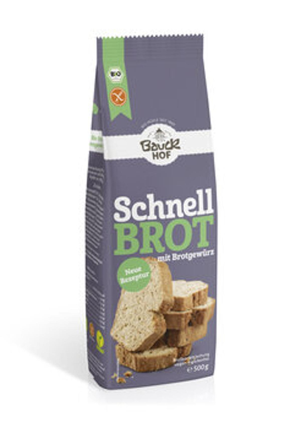 Produktfoto zu VPE Schnellbrot m Brotgewürz 6x500g Glutenfrei Bauckhof