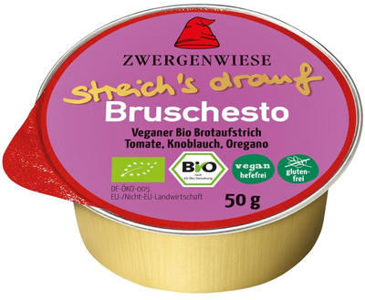 Produktfoto zu VPE Kleiner streich´s drauf Bruschesto 50g Zwergenwiese