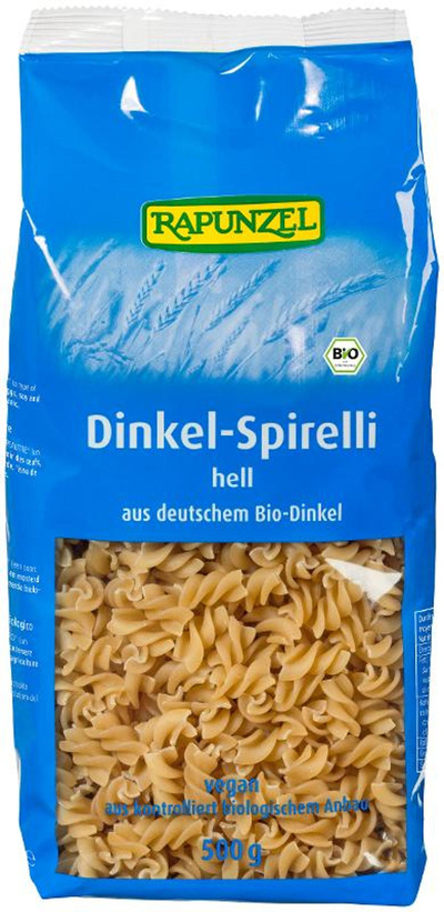 Produktfoto zu Dinkel-Spirelli hell 500g Rapunzel