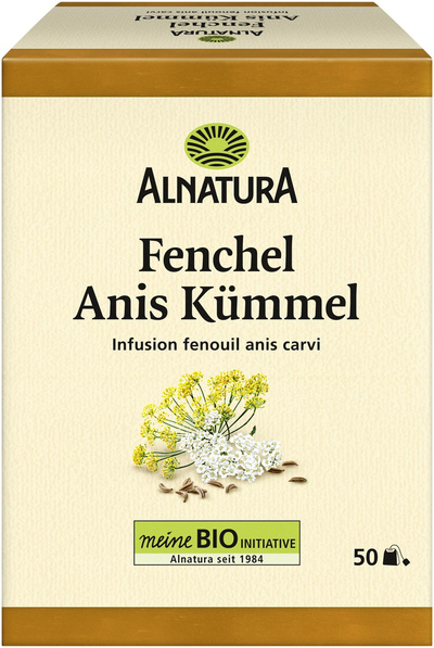 Produktfoto zu Fenchel Anis Kümmel Tee (50TB) 112,5 g Alnatura