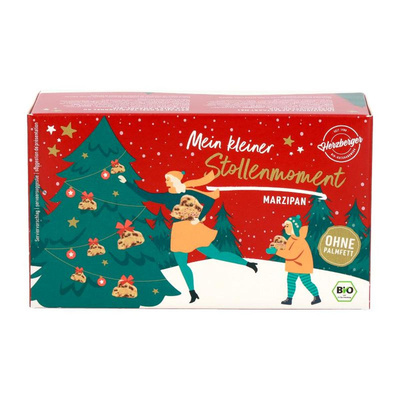 Produktfoto zu Mini Marzipanstollen 250g Herzberger