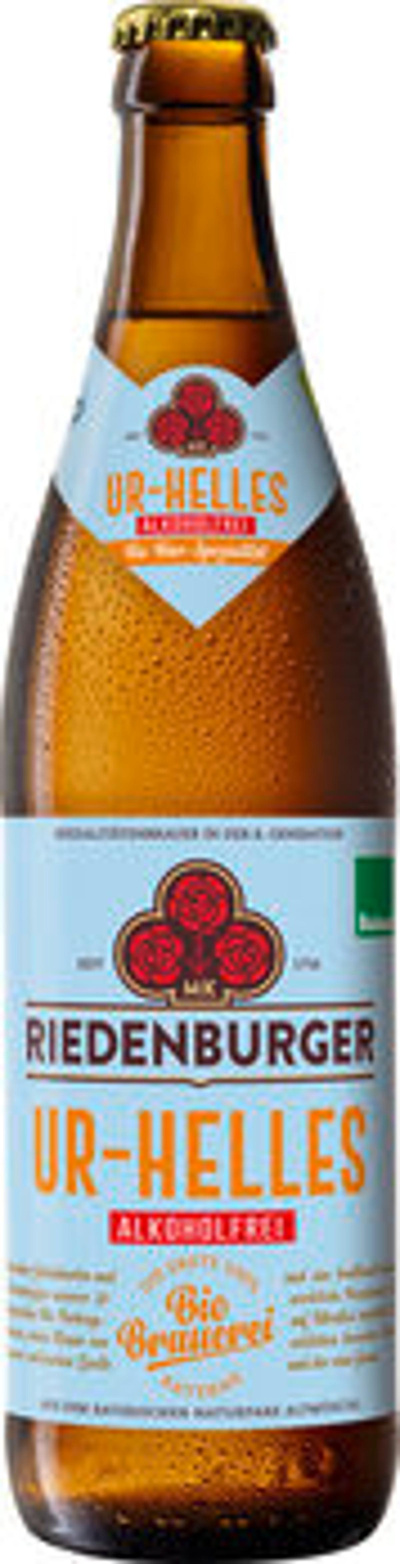 Produktfoto zu VPE Bier Helles alkoholfrei 10x0,5 l Riedenburger Brauhaus