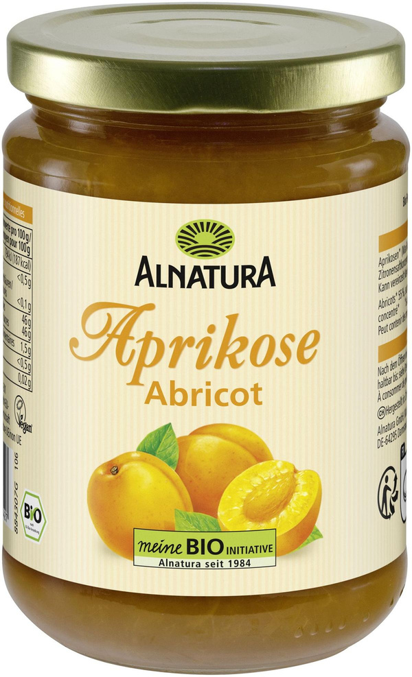 Produktfoto zu Fruchtaufstrich Aprikose 420g Alnatura