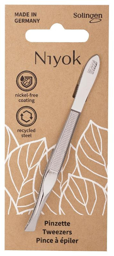 Produktfoto zu Pinzette schräg Vitaloy Niyok Natural Cosmetics