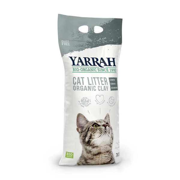 Produktfoto zu Katzenstreu 7kg Yarrah Organic Petfood